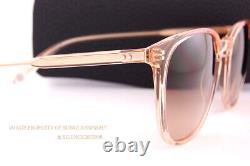 New Garrett Leight Sunglasses Doreen 2087-52-PCY/CADG Pink Crystal/BrownGradient