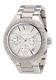 New Michael Kors Camille Silver Chronograph Crystal MK5634 Wrist Watch for Women