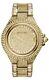 New Michael Kors Ladies Watch Mk5720 Gold Tone Pave Crystals Camille