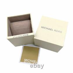 New Michael Kors MK6096 Wren Rose Gold Blush Chrono Womens Glitz Stainless Watch