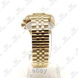New Michael Kors MK8281 Lexington Gold Stainless Steel Chronograph Men's Watch
