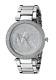 New Michael Kors Parker Silver Pave Crystal Logo Dial MK5925 Women's watch