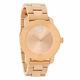 New Movado Bold 3600086 Rose Gold Stainless Steel Crystal Dot 36mm Ladies Watch