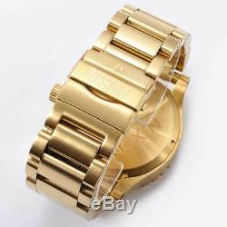 New NIXON Watch Mens 51-30 CHRONO All Gold A083-502 A083502