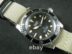 New Retro SEIKO Military Broad Arrow Automatic Thick Acrylic Crystal Water Proof