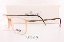 New Silhouette Eyeglass Frames URBAN LITE FULLRIM 1572 6059 Brown Crystal Unisex