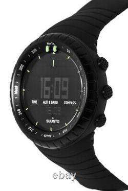 New Suunto Core All Black Military Outdoor Sports Unisex Watch SS014279010