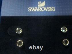 New Swarovski 1111912 Harley Crystal Silvernight Pierced Earring Set