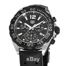 New Tag Heuer Formula 1 Quartz Chronograph Black Men's Watch CAZ1010. FT8024