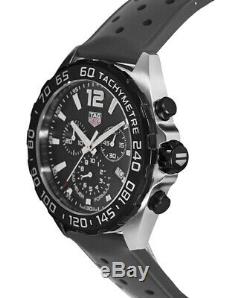 New Tag Heuer Formula 1 Quartz Chronograph Black Men's Watch CAZ1010. FT8024