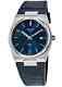 New Tissot PRX Blue Dial Leather Strap Steel Men's 40mm Watch T1374101604100