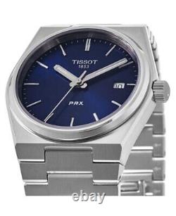 New Tissot PRX Quartz 35mm Blue Dial Steel Unisex Watch T137.210.11.041.00