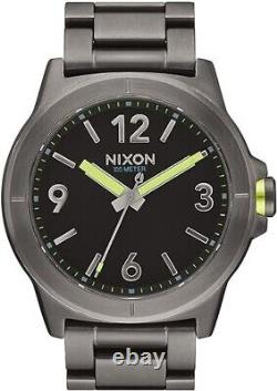 Nixon A952632 Cardiff All Gunmetal Stainless Steel Watch
