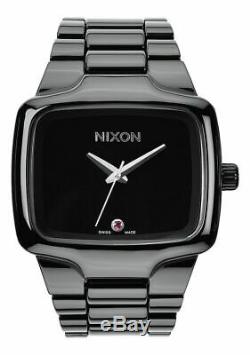 Nixon Black Ceramic Player Automatic Brand New and Flawless With Tag & Links