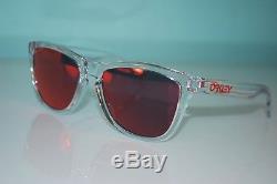 Oakley Frogskins Crystal Collection Sunglasses OO9013-A5 Polished Clear/Torch