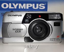 Olympus Superzoom 105R Quartz Date 35mm Camera Kit (BRAND NEW!)