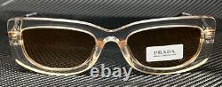 PRADA PR 14YS 19M4I2 Crystal Beige Women's 53 mm Sunglasses
