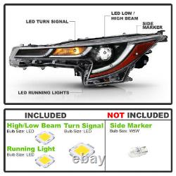 Pair Left Right Headlights Lamps LED DRL For 2020-2021 Toyota Corolla SE XLE XSE