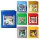 Pokemon Gold Silver Crystal Red Yellow Blue Green GBC USA SALE