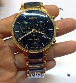Premium Quality Automatic Rado Swiss Made Unisex Black Dial Wrist Rado Watch