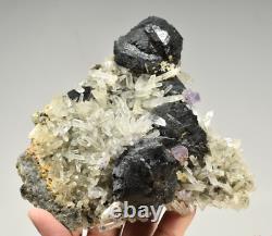 Quartz with Fluorite and Sphalerite Zacatecas, Mexico