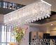 Rectangular Ceiling Fixtures Genuine Crystal Lighting 5-Lights Chandeliers Light