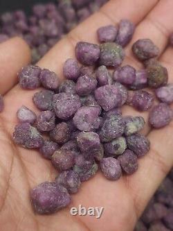 Red Ruby Rough Natural Unheated Raw Gemstone Crystal Bulk Lot Skardu, Pakistan