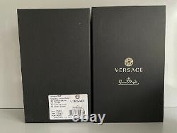 Rosenthal VERSACE Medusa Lumiere Black WHISKY GLASS Set of 2 New SPECIAL EDITION