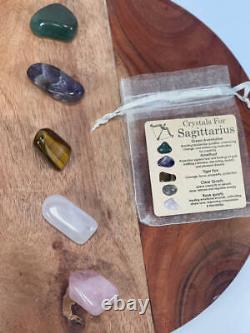 SAGITTARIUS Crystal Set, 5x Crystals Set For SAGITTARIUS