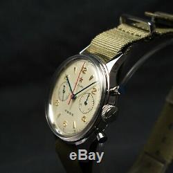 Seagull 1963 Hand Wind Mechanical Chronograph with Acrylic Crystal #6345A-2901