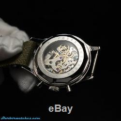 Seagull 1963 Hand Wind Mechanical Chronograph with Sapphire Crystal #6345G-2901