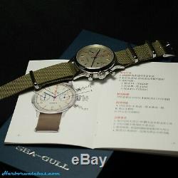 Seagull 1963 Hand Wind Mechanical Chronograph with Sapphire Crystal #6345G-2901