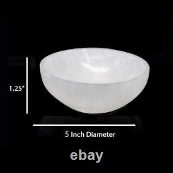 Selenite Crystal Bowl 3 4 5 and 6 Inch For Smudging and Crystal Charging Station