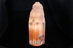 Selenite Crystal Towers Lamp 6 8 10 Inch Iceberg with Cord and Bulb