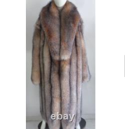 Size All Crystal Fox Fur Coat Women Woman Fox Fur Jacket