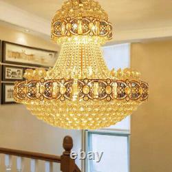 Sparkling Large Luxury Pendant LED Crystal Chandelier Light for Living Room