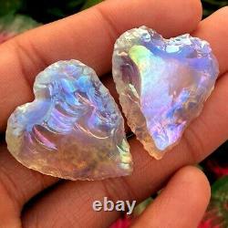 Stone crystal aura quartz carved gemstone jewelry chakra healing reiki mineral