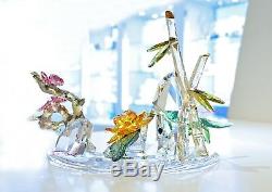 Swarovski Crystal Four Noble Plants Asian Chinese 5283057 Brand New in Box