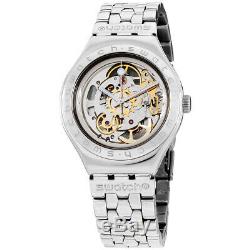 Swatch Irony Automatic Movement Silver Dial Men's Watch YAS100G