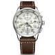 Swiss Army Men's Watch AirBoss Automatic Chronograph Silver Tone Dial 241598