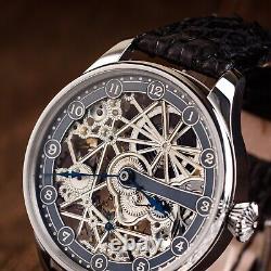 Swiss wristwatch, make your own watch based on Antique mechanism, exclusively