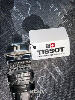 TISSOT T-Sport PRC 200 T17.1.526.52 T461 Wristwatch Leather Chronograph Men's