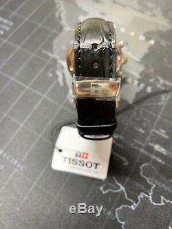 TISSOT T-Sport PRC 200 T17.1.526.52 T461 Wristwatch Leather Chronograph Men's