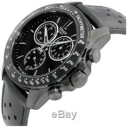 TISSOT V8 T1064173605100 Black Dial T-Sport Black Leather Quartz Men's Watch