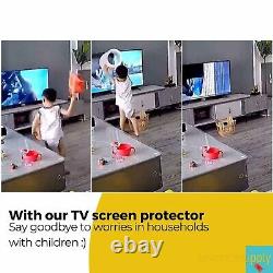 TV Screen Protector Crystal Clear Clarity Fits Most TVs