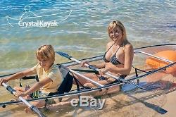 TWO CRYSTAL KAYAKS! Transparent Clear Bottom Canoe / Kayak Watch the Video