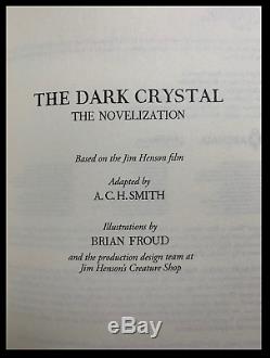 The Dark Crystal Novelization Brand New Hand Leather Bound Gift Deluxe Hardcover