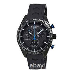 Tissot Men's PRS 516 Chronograph Black Carbon Dial Watch T1004173720100 NEW