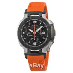 Tissot T Race Chronograph Orange Silicone Ladies Watch T0482172705700