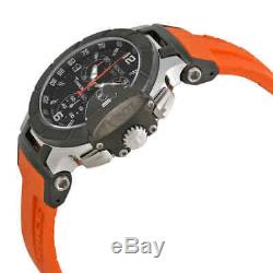 Tissot T Race Chronograph Orange Silicone Ladies Watch T0482172705700